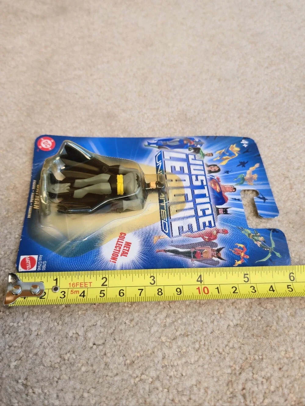 Batman Justice League Unlimited Metal Collection DC Figure Mattel 3 Inch 4+